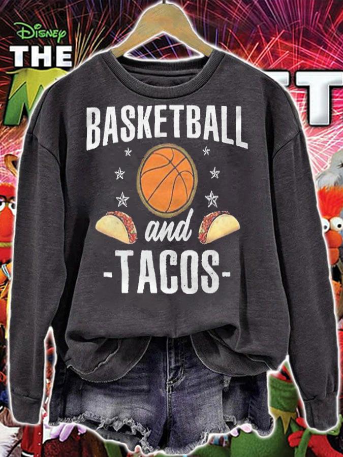 Basketball and tacos T-shirt t-shirt