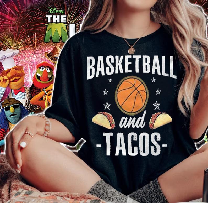 Basketball and tacos T-shirt t-shirt