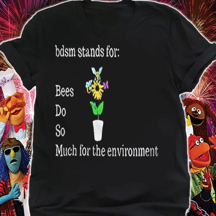BDSM stands for bees do so much for the environment T-shirt t-shirt