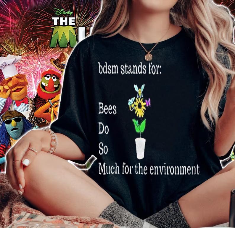 BDSM stands for bees do so much for the environment T-shirt t-shirt
