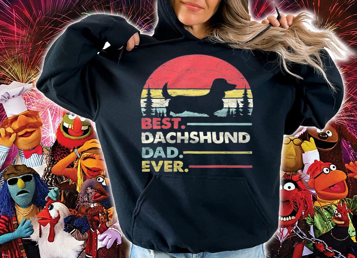 Best Dachshund dad ever Vintage T-shirt t-shirt