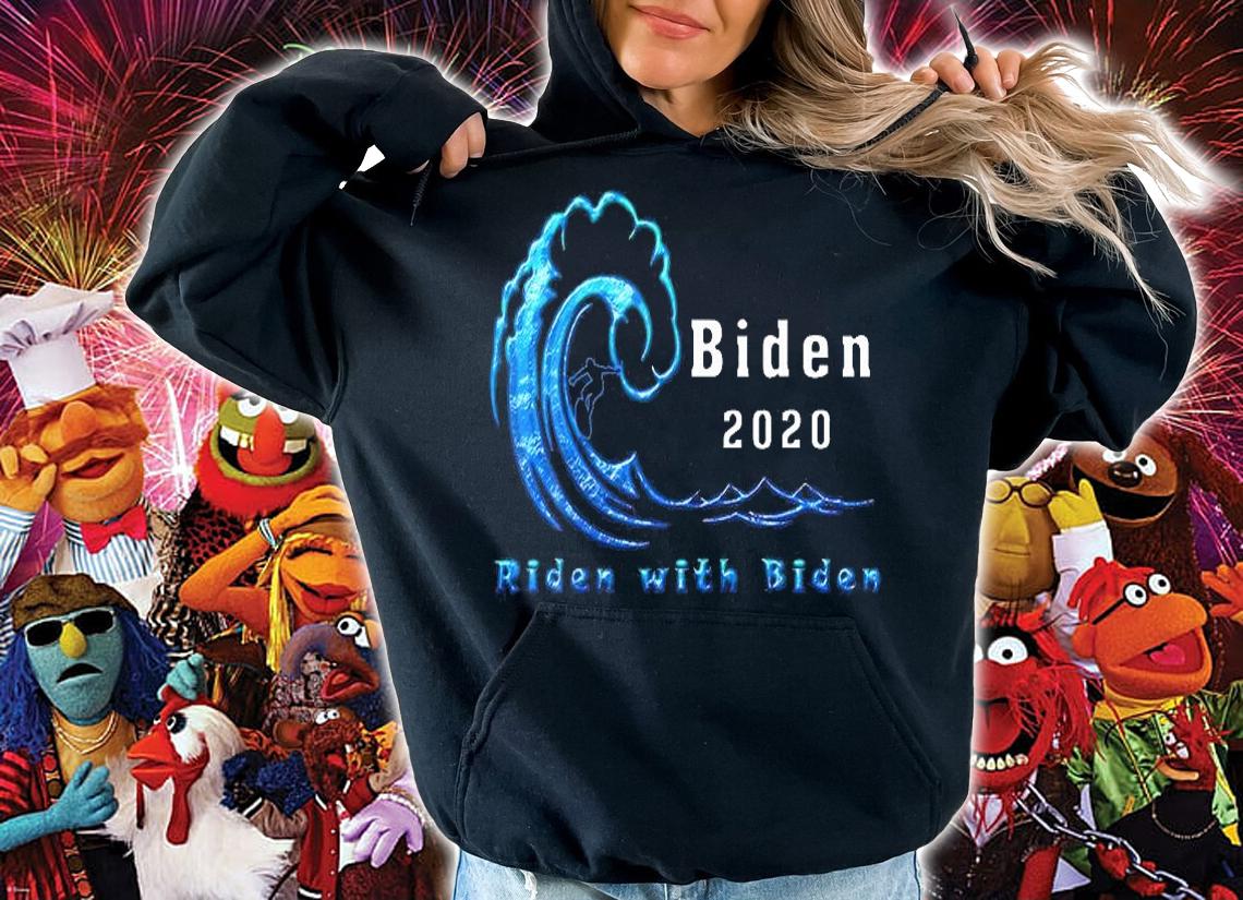 Biden 2020 Riden With Biden Surf T-Shirt t-shirt hoodie