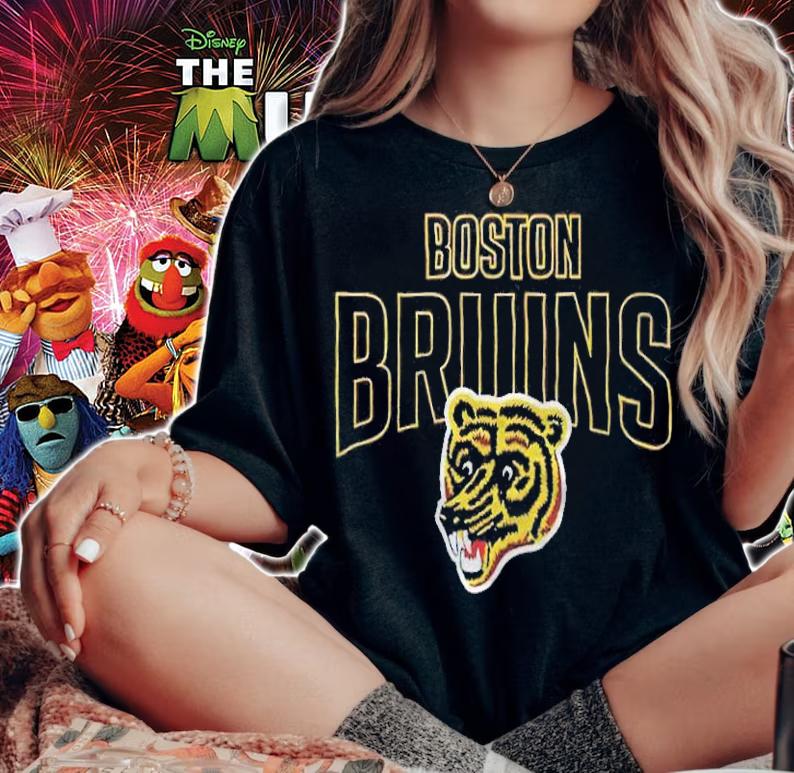 Boston Bruins hockey logo team 1992 T-shirt t-shirt