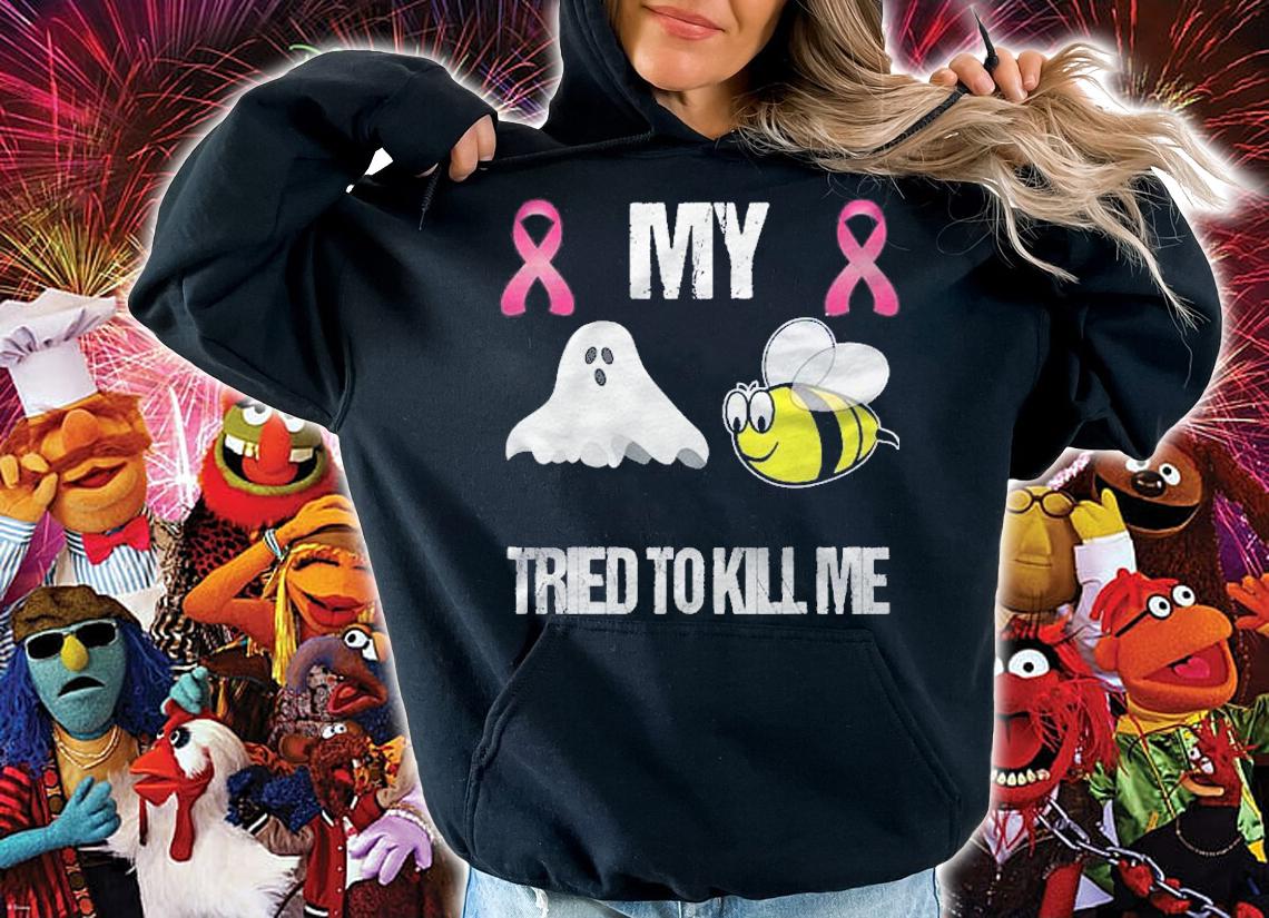Breast Cancer Cute Halloween Costume Shirt Kill Me Boo Gift Shirt t-shirt hoodie