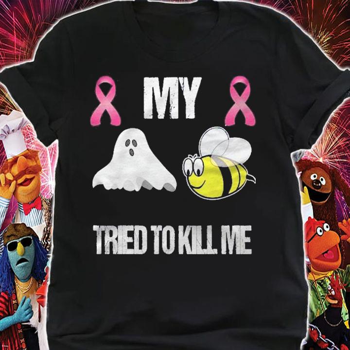Breast Cancer Cute Halloween Costume Shirt Kill Me Boo Gift Shirt t-shirt shirt