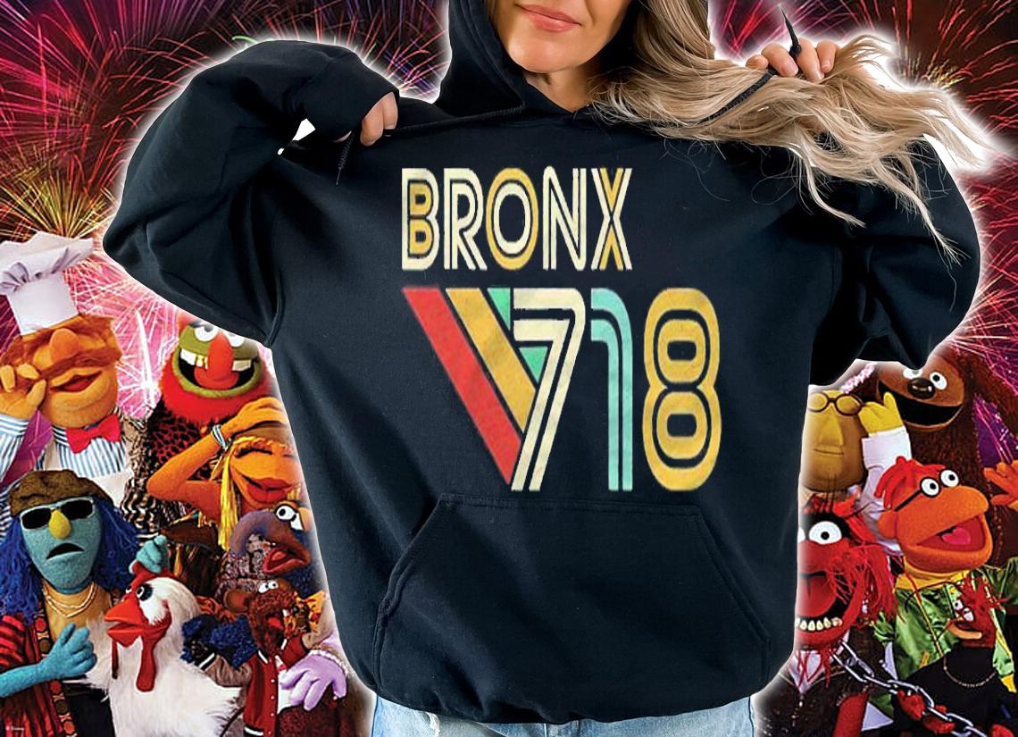 Bronx 718 New York City State Vintage Bronx Area Code Shirt t-shirt hoodie