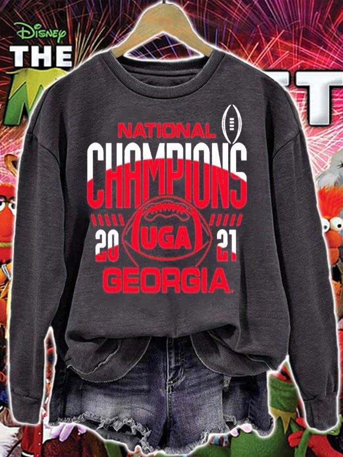 Blue 84 Georgia Bulldogs College Football Playoff National Champions Town 2021 Shirt t-shirt