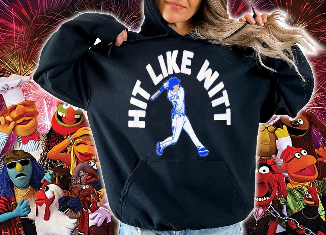 Bobby Witt Jr Hit Like Witt T-Shirt t-shirt