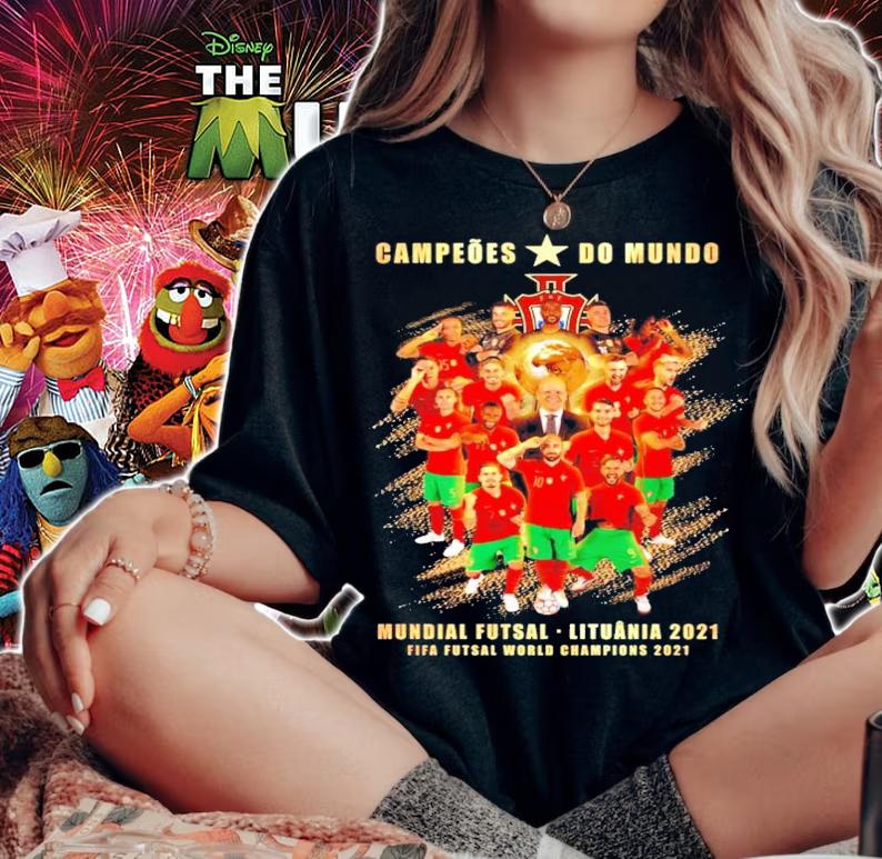 Campeoes Do Mundo Mundial Futsal Lituania 2021 Fifa Futsal World Champions 2021 Shirt t-shirt