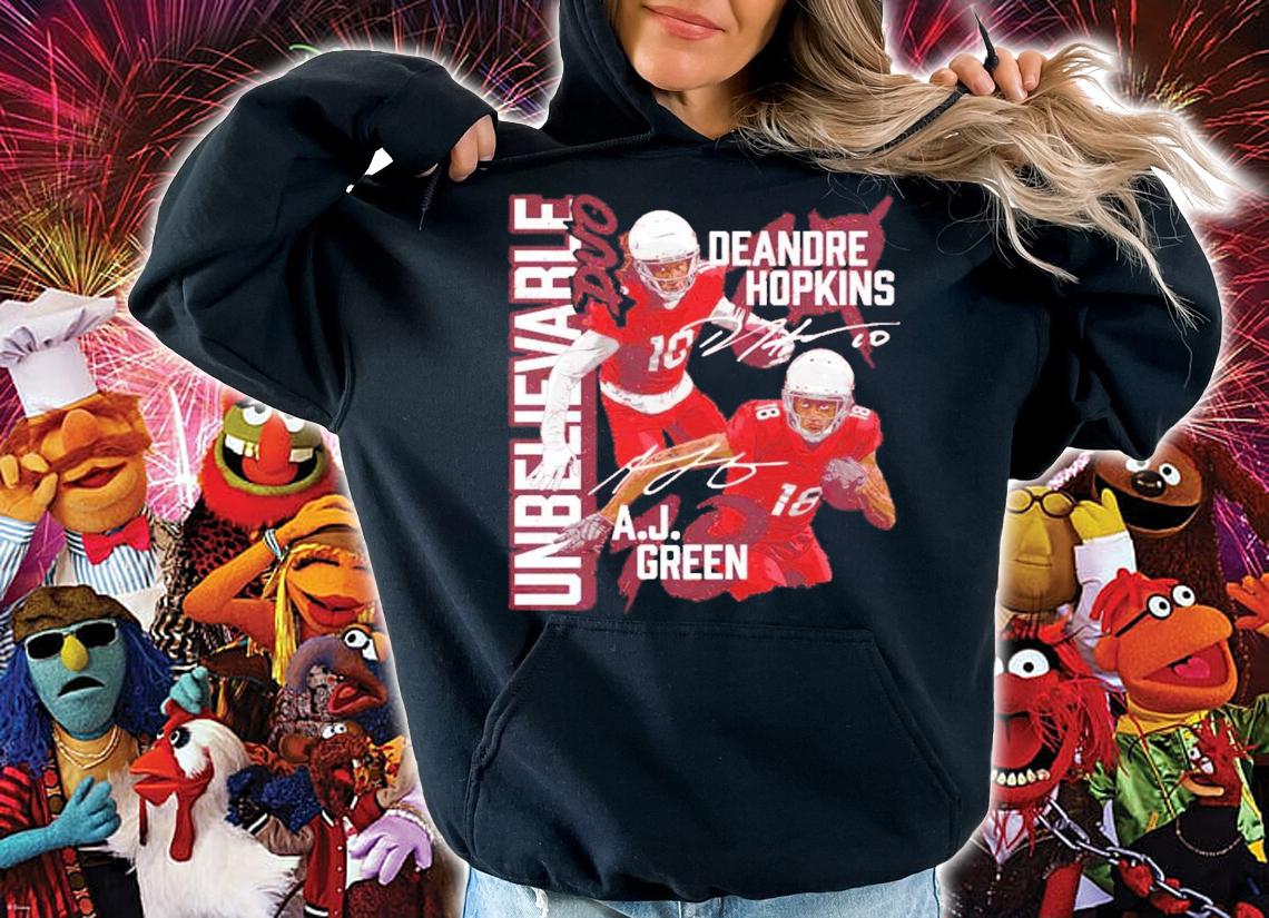 Deandre Hopkins And A.J. Green Unbelievable Duo Arizona Football Shirt t-shirt hoodie