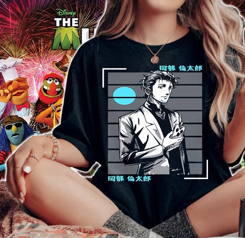 Okabe Rintarou in frame T-shirt t-shirt woman shirt