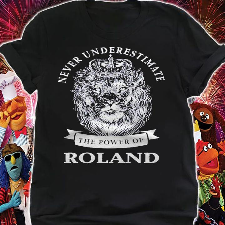 Roland Gift First Name Lion Shirt t-shirt shirt