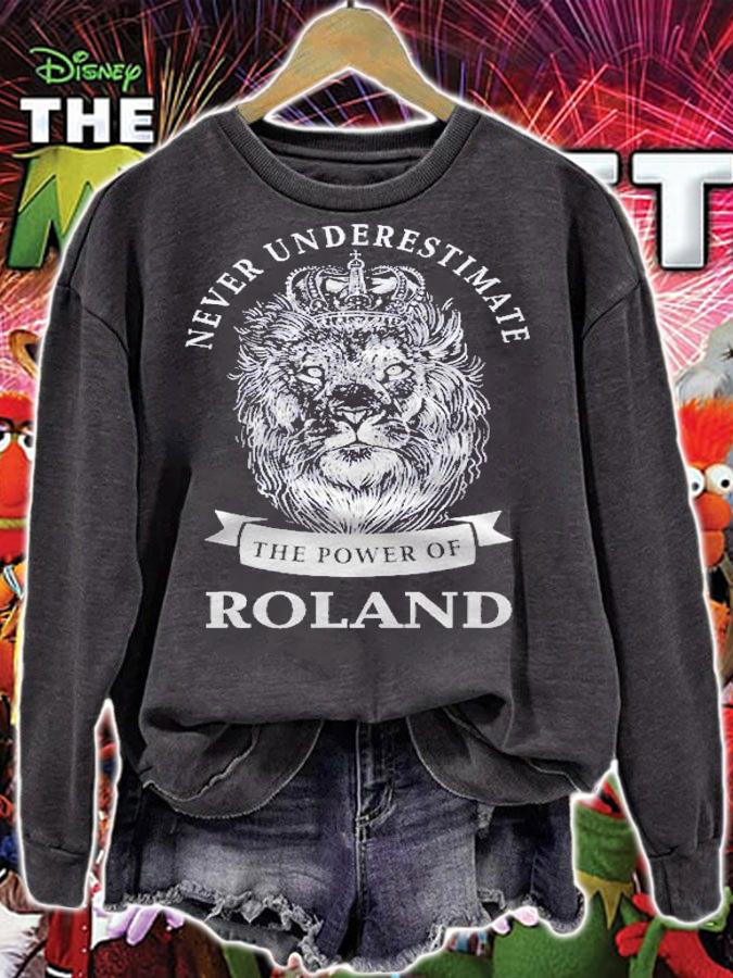 Roland Gift First Name Lion Shirt t-shirt sweatshirt