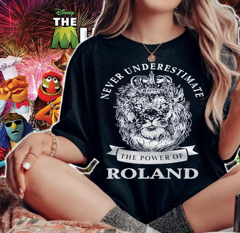 Roland Gift First Name Lion Shirt t-shirt woman shirt