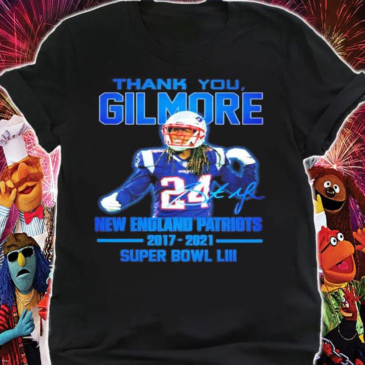 Stephon Gilmore Patriots 2017-2021 Thank You Gilmore New England Patriots 2017-2021 Super Bowl LIII Short Thank You For The Memories Shirt t-shirt shirt