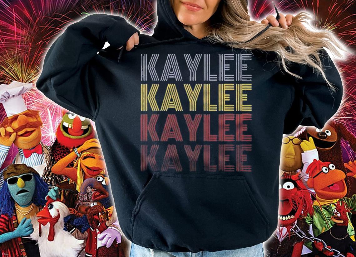 Graphic 365 First Name Kaylee Retro Pattern Vintage Style Shirt t-shirt hoodie