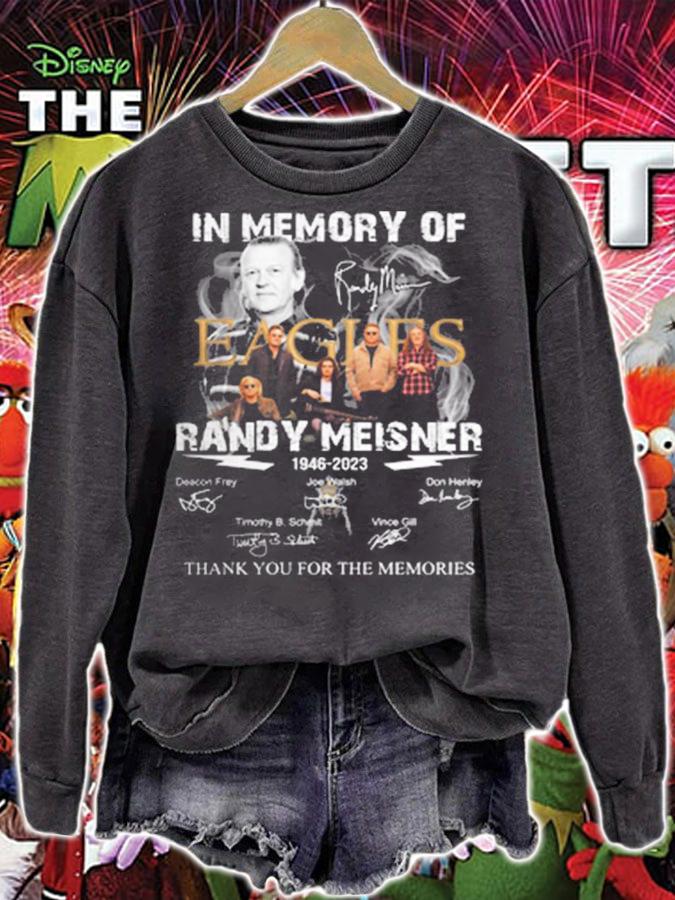In Memory Of Randy Meisner Eagles Band Thank You For The Memories t-shirt sweatshirt