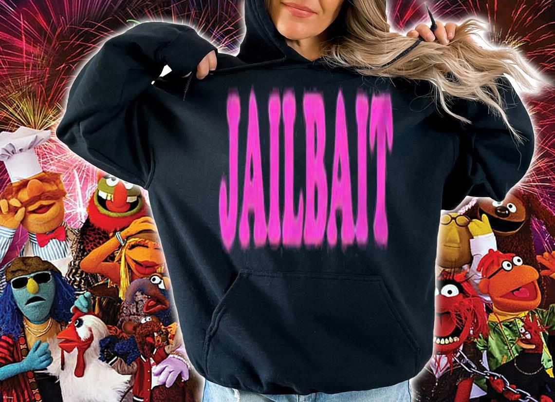 Jailbait logo text T-shirt t-shirt