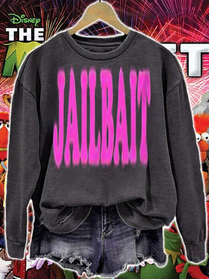 Jailbait logo text T-shirt t-shirt