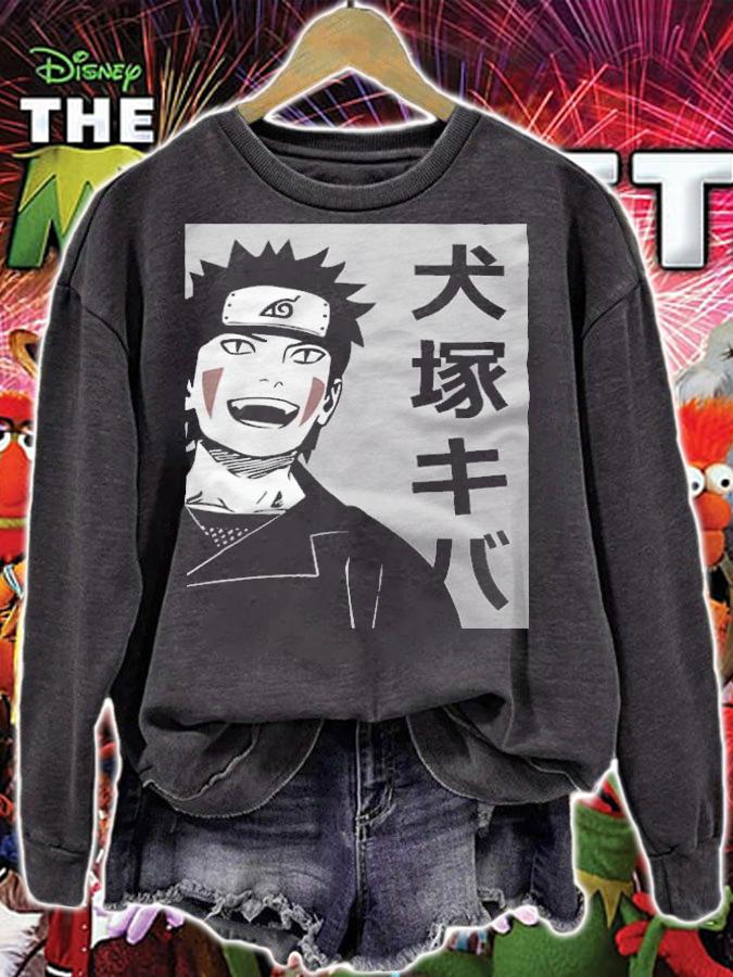 Naruto Shippuden Inuzuka Kiba smile T-shirt t-shirt sweatshirt