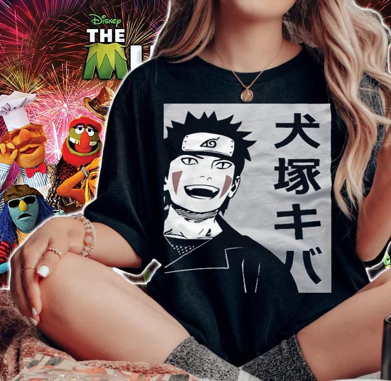 Naruto Shippuden Inuzuka Kiba smile T-shirt t-shirt woman shirt