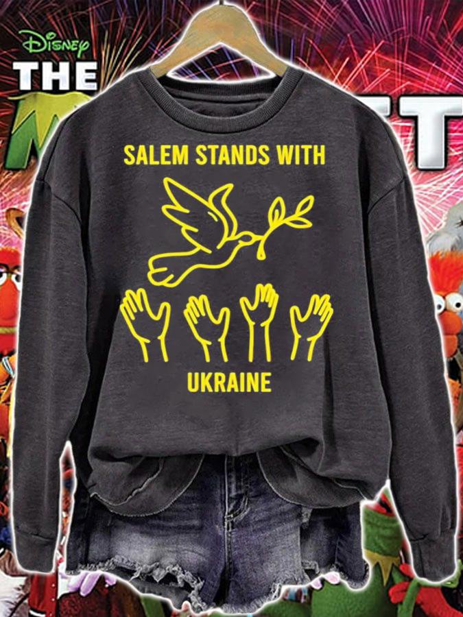 Salem Stand With Ukraine Support The Children Of Ukraine Shirt t-shirt
