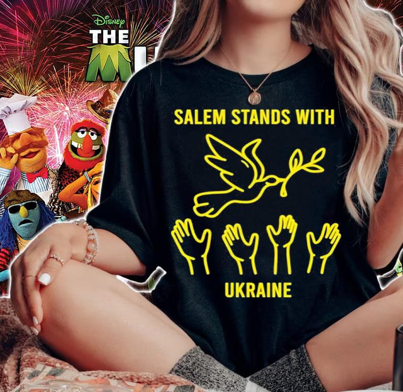 Salem Stand With Ukraine Support The Children Of Ukraine Shirt t-shirt