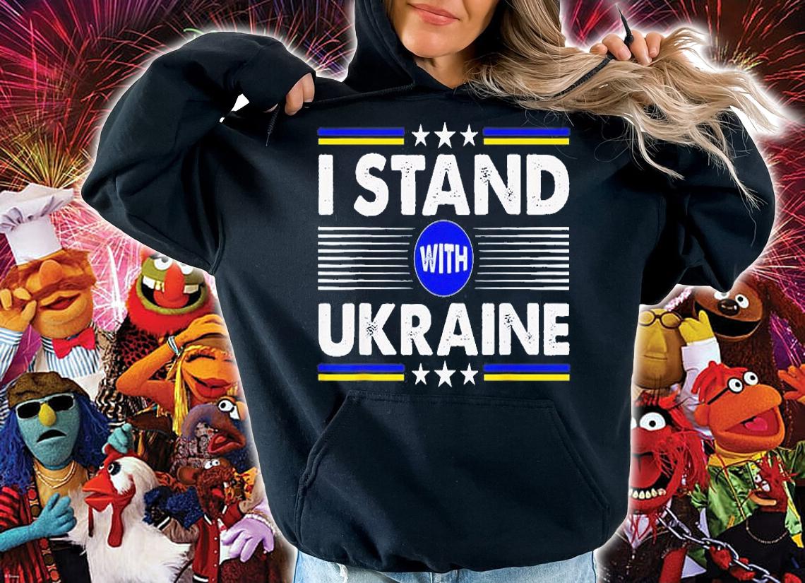I Stand With Ukraine Support Ukrainian Pray Ukraine T-Shirt t-shirt hoodie