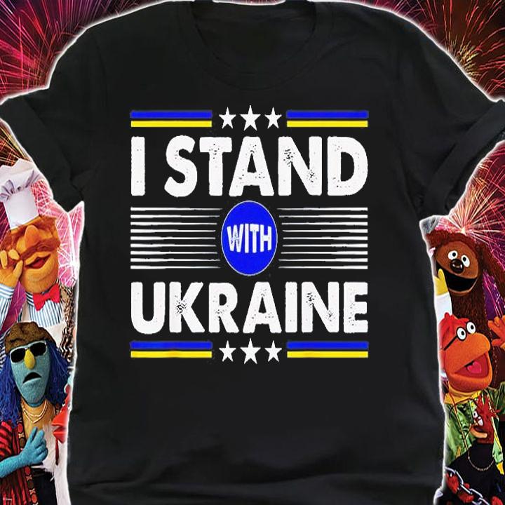 I Stand With Ukraine Support Ukrainian Pray Ukraine T-Shirt t-shirt shirt