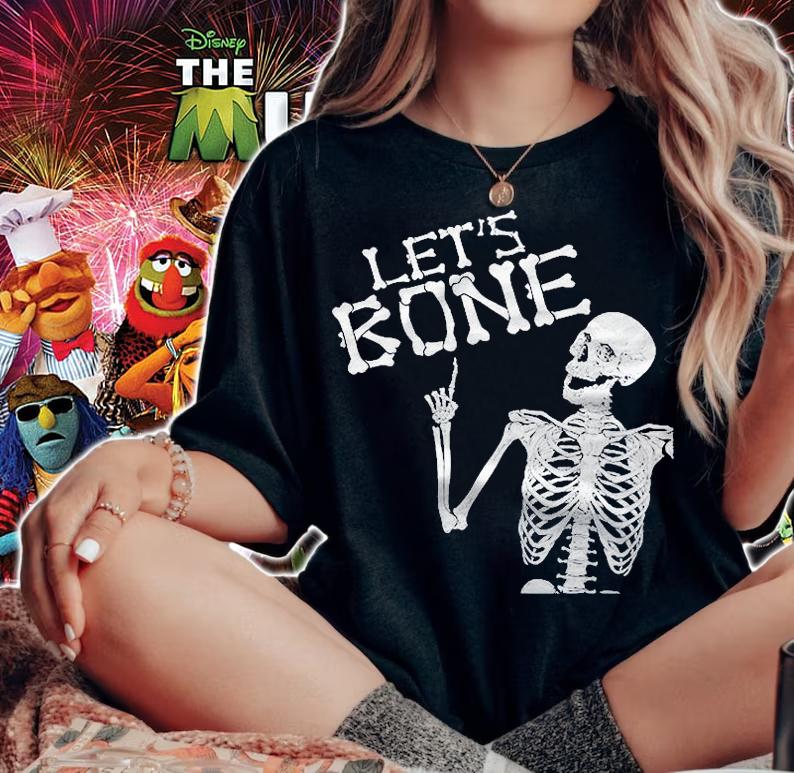 Lets Bone Skeleton Funny Halloween Costume Shirt For Adults Shirt t-shirt woman shirt
