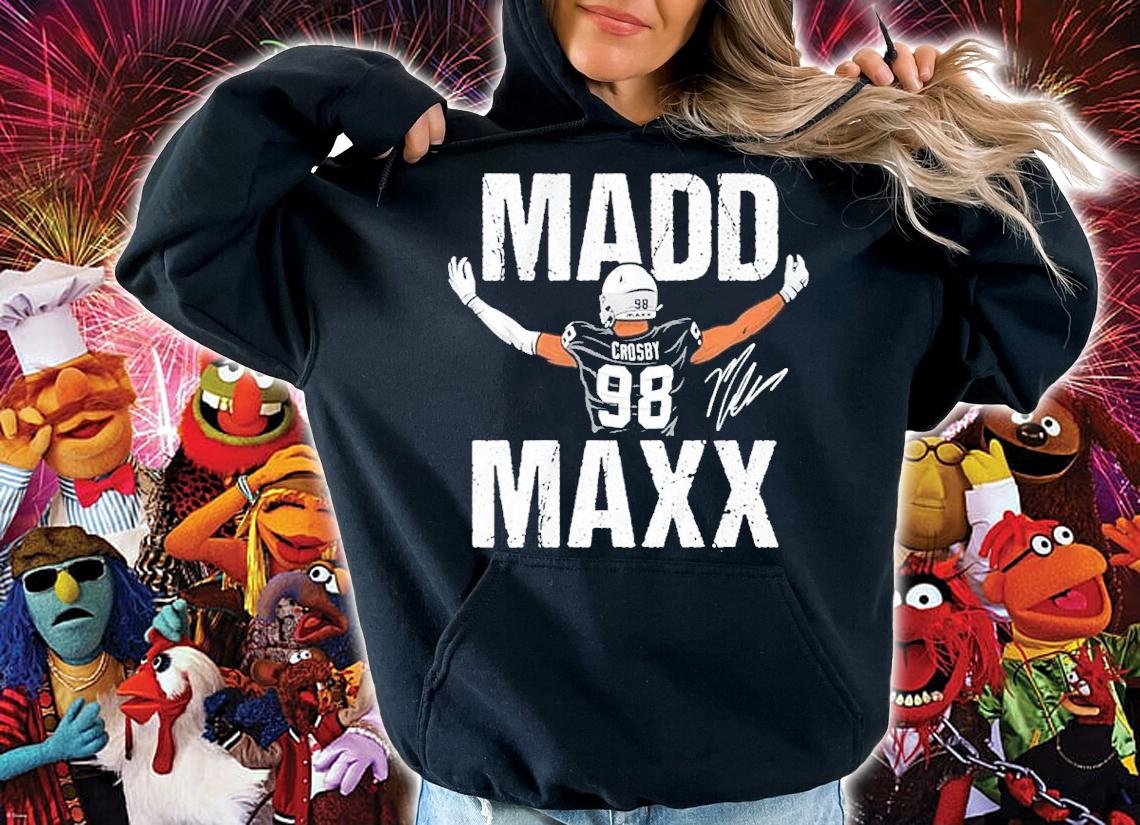 Maxx Crosby Mad Maxx Las Vegas Raiders Signatures Shirt t-shirt hoodie