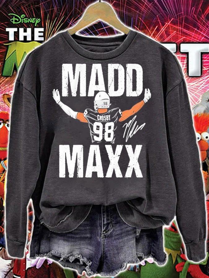 Maxx Crosby Mad Maxx Las Vegas Raiders Signatures Shirt t-shirt sweatshirt