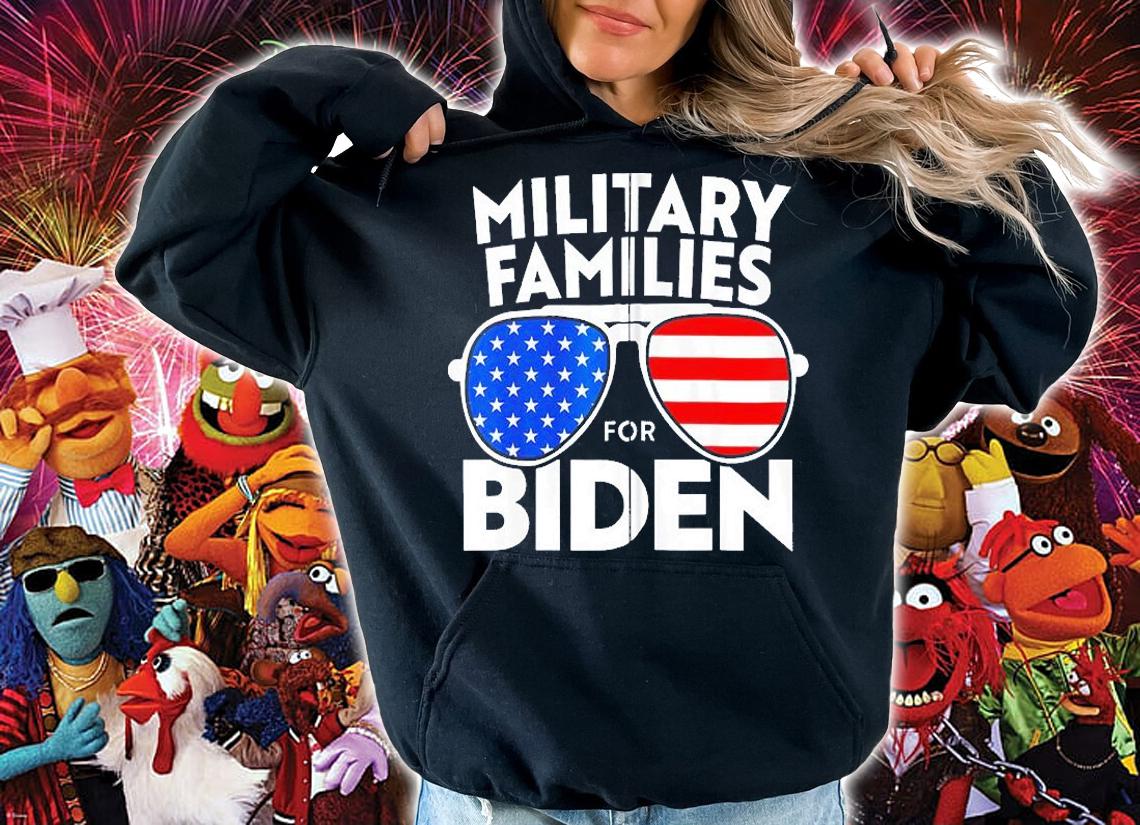 Military Families for Biden Uncle Joe Aviator Vote T-Shirt t-shirt