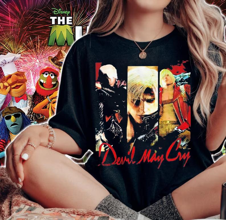 Devil May Cry Trio Black Shirt t-shirt