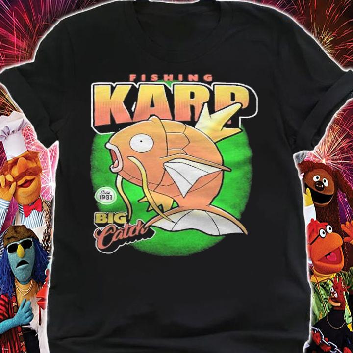 Fishing Karp Big Catch Shirt t-shirt