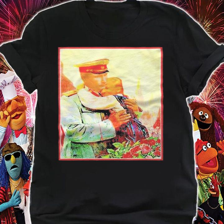 Funny Trump baby with Putin Soviet propaganda poster T-shirt t-shirt
