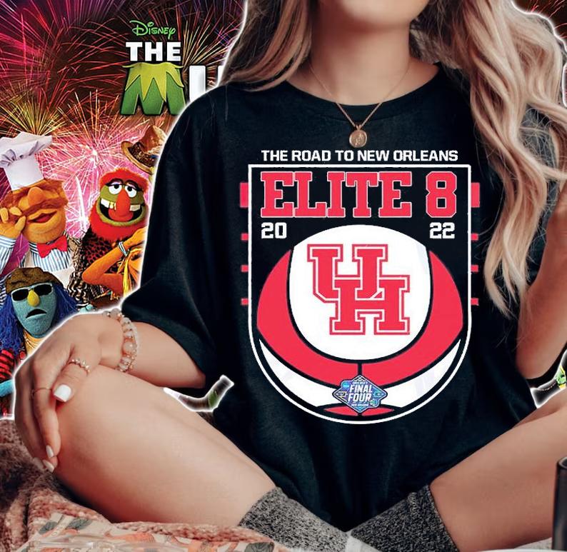 Houston Cougars 2022 Elite Eight NCAA Men's Basketball T-Shirt t-shirt