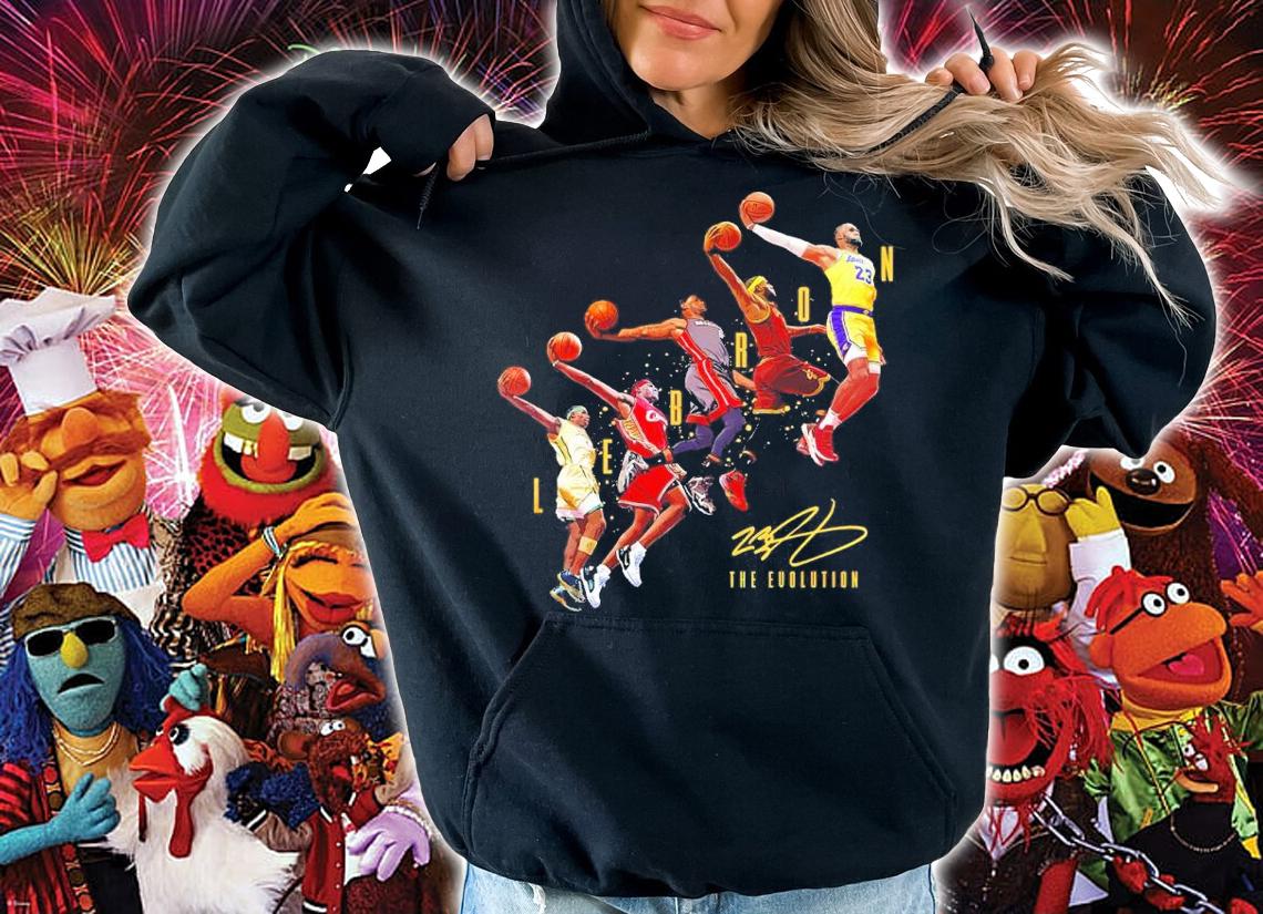 Lebron James Los Angeles Lakers Basketball Signatures Shirt t-shirt hoodie