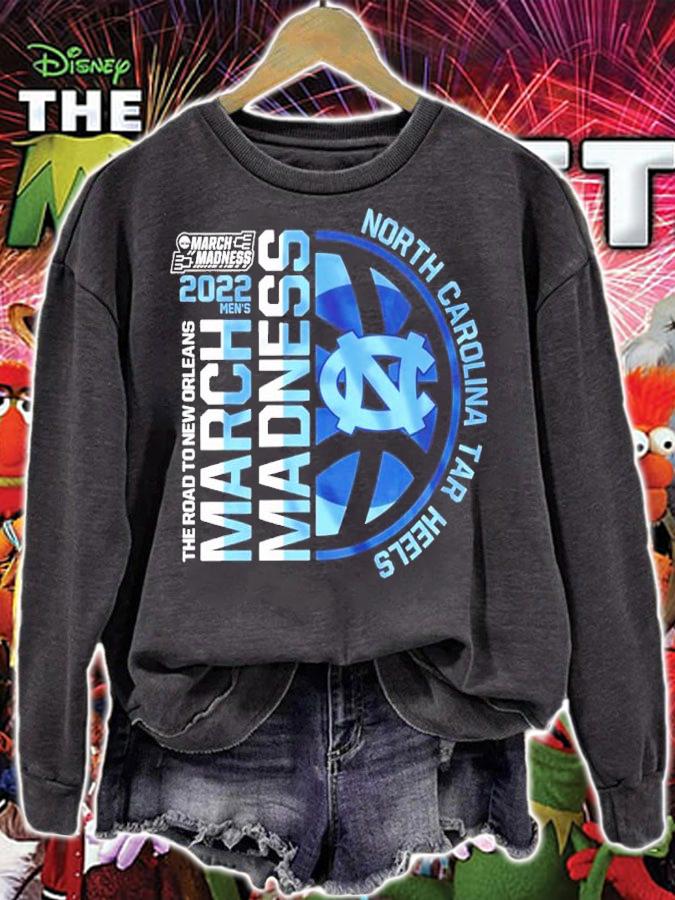 UNC North Carolina Tar Heels 2022 NCAA March Madness The Road To New Orleans Shirt t-shirt