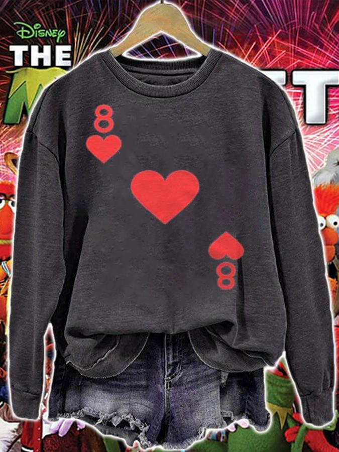 Eight Of Hearts Costume Halloween Deck Of Cards T-shirt t-shirt