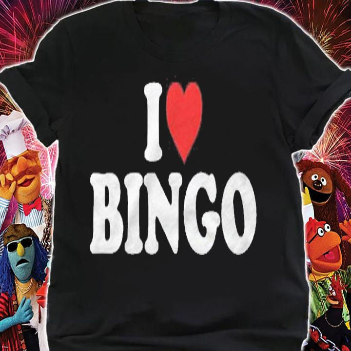 I Love Bingo Heart Classic Shirt t-shirt