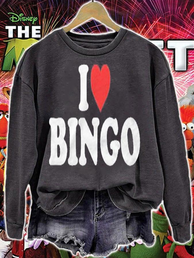 I Love Bingo Heart Classic Shirt t-shirt