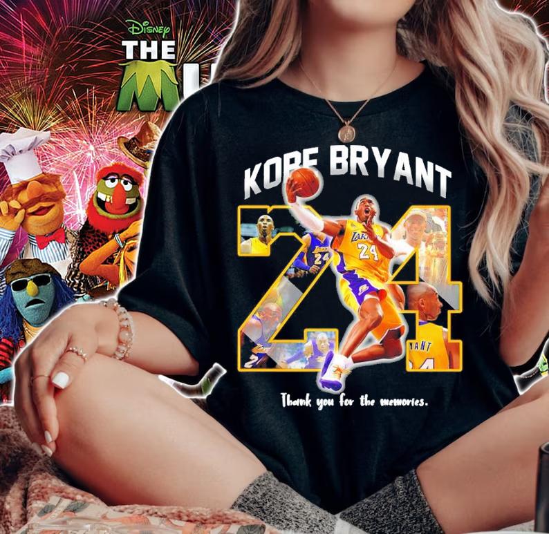 Kobe Bryant #24 Basketball Thank You For The Memories Shirt t-shirt
