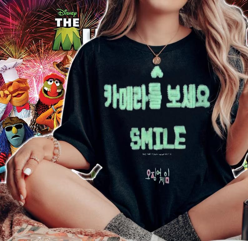 Squid Game smile T-shirt t-shirt