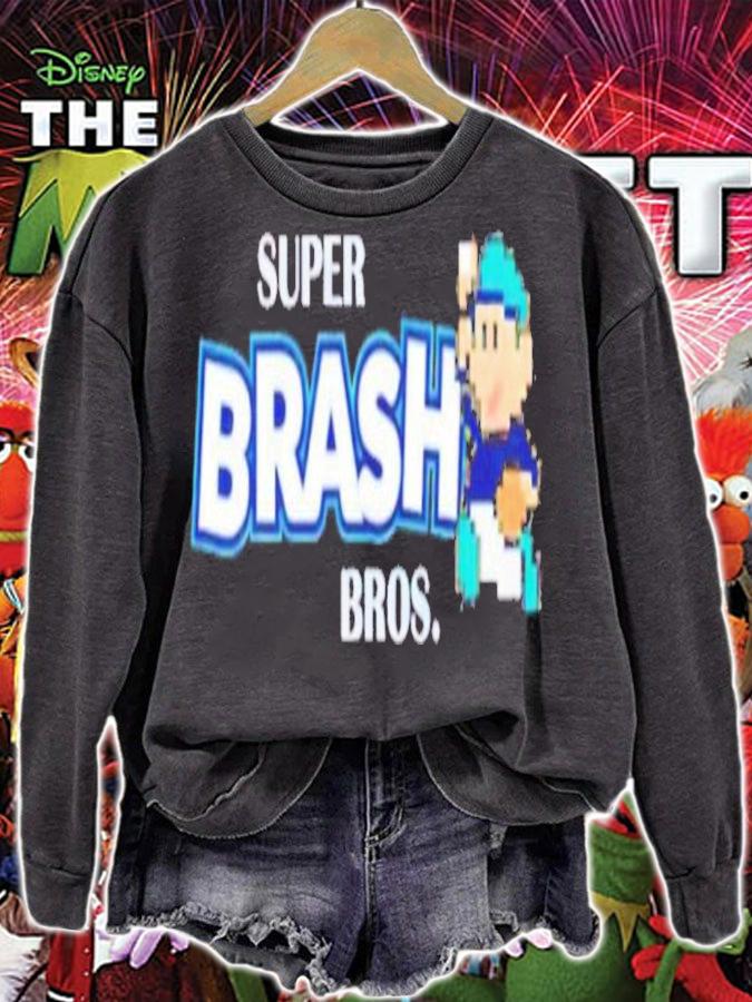 Super Brash Bros Super Mario Shirt t-shirt sweatshirt