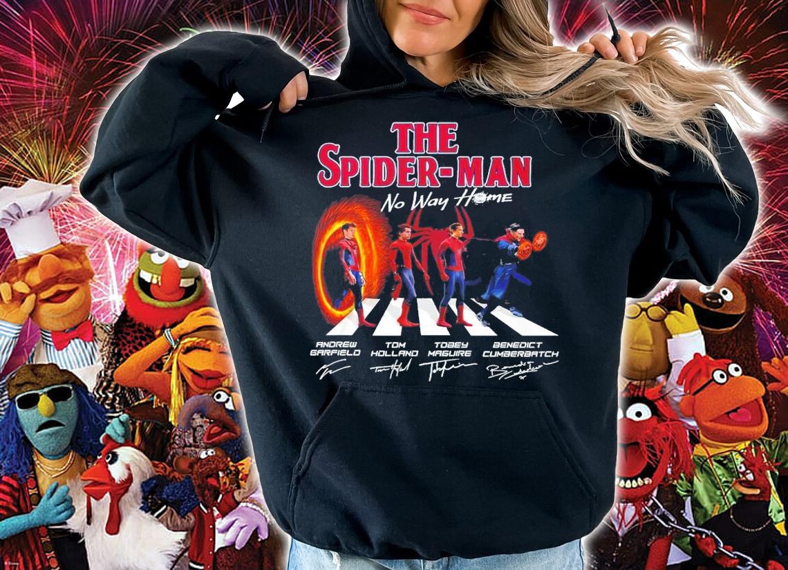 The Spider-Man No Way Home Abbey Road Signatures Shirt t-shirt