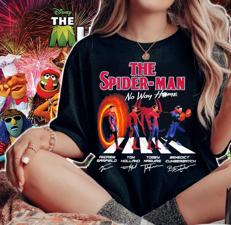 The Spider-Man No Way Home Abbey Road Signatures Shirt t-shirt