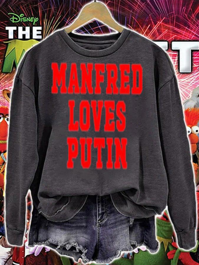 Ukraine Manfred Loves Vladimir Putin Shirt t-shirt