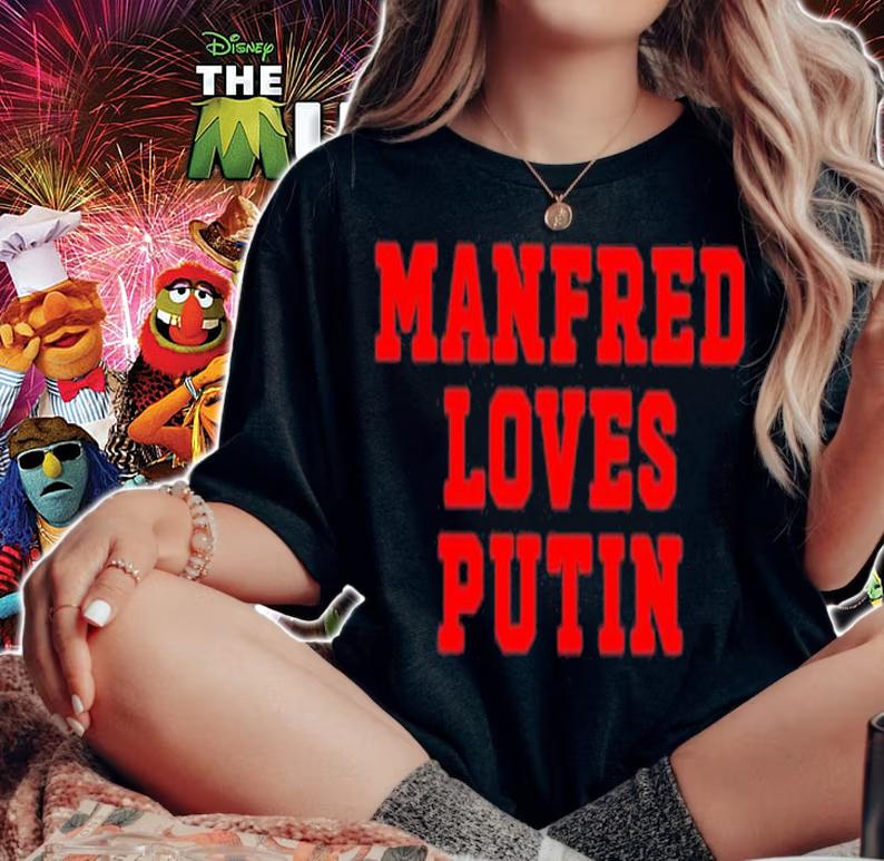 Ukraine Manfred Loves Vladimir Putin Shirt t-shirt