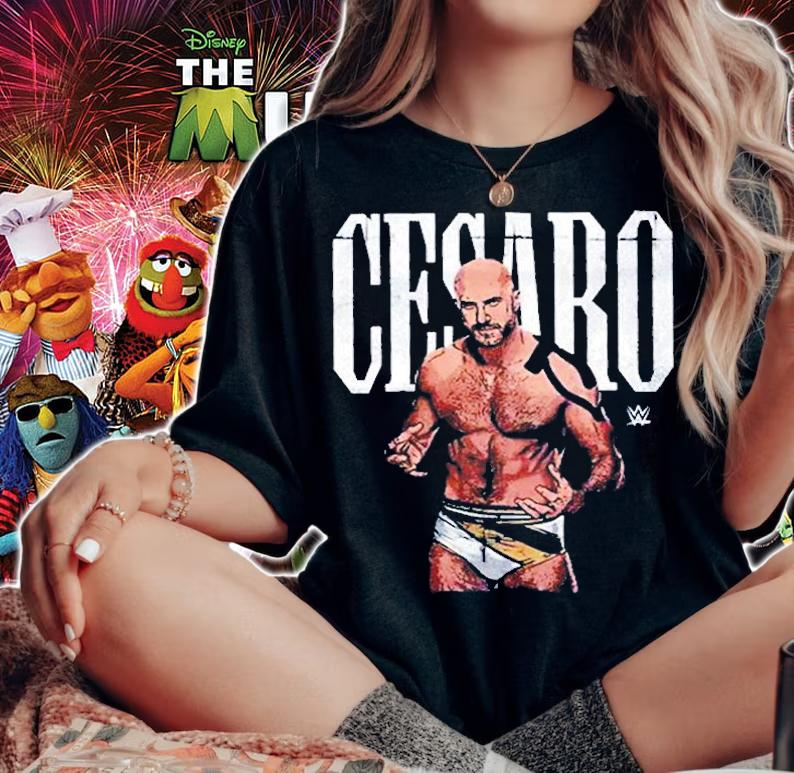 Cesaro Leaves WWE Design Art Fan Gifts T-Shirt t-shirt woman shirt
